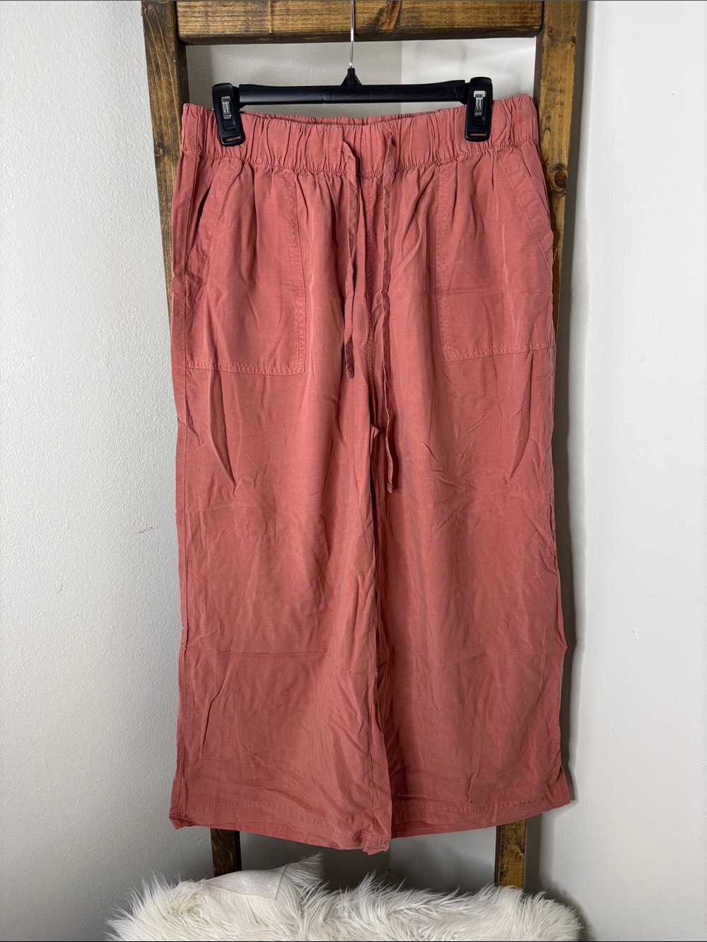 Thread & Supply Wide Leg Pants in Dusty Rose Size XL
